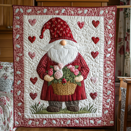 Valentine’s Gnome YR0301043CL Quilt