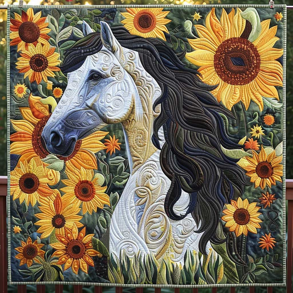 Vibrant Horse XR1008030CL Quilt