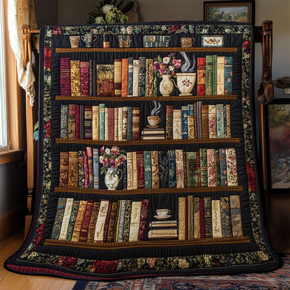 Vintage Bookshelf YR0902007CL Quilt