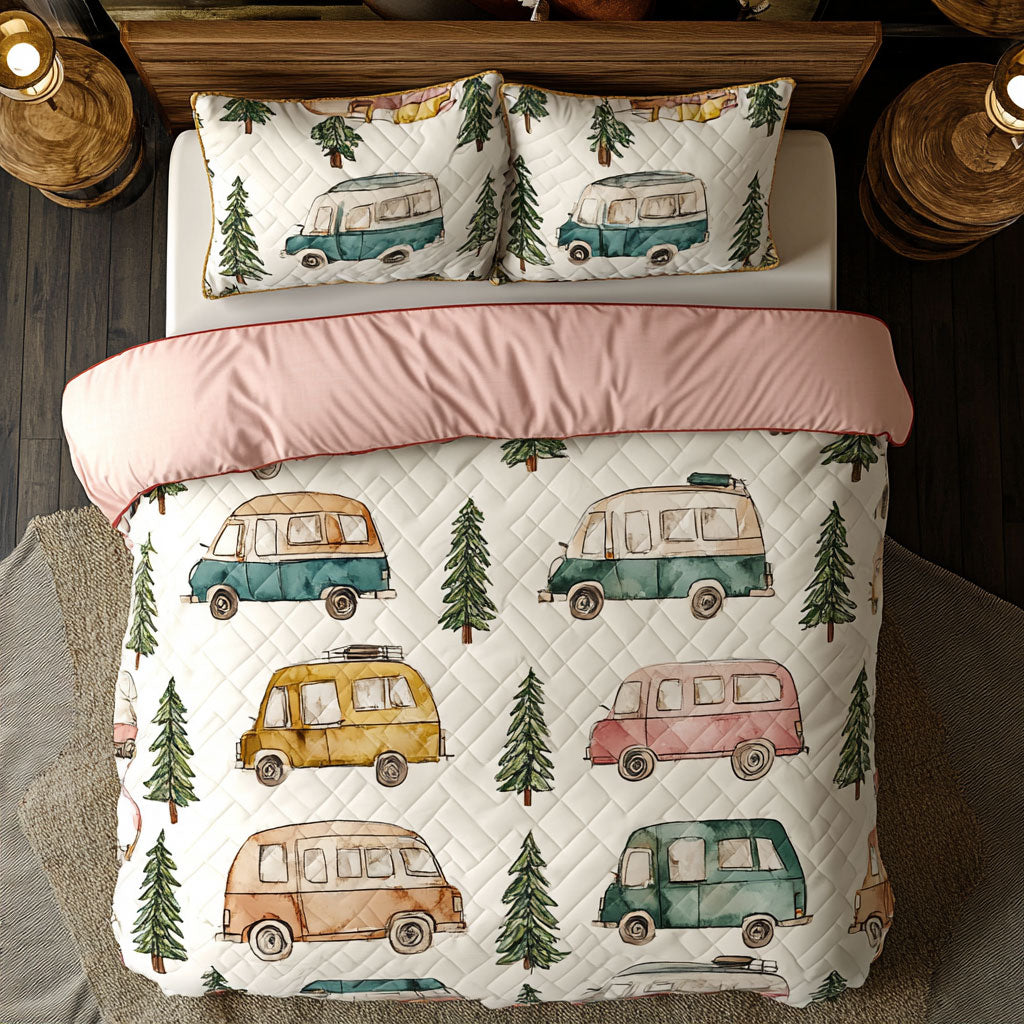 Vintage Camper Dreams WU1903103CL Duvet Cover Set