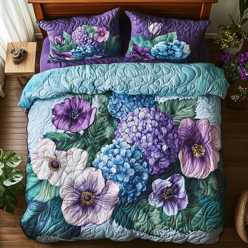 Vintage Hydrangea WU0403013CL Duvet Cover Set