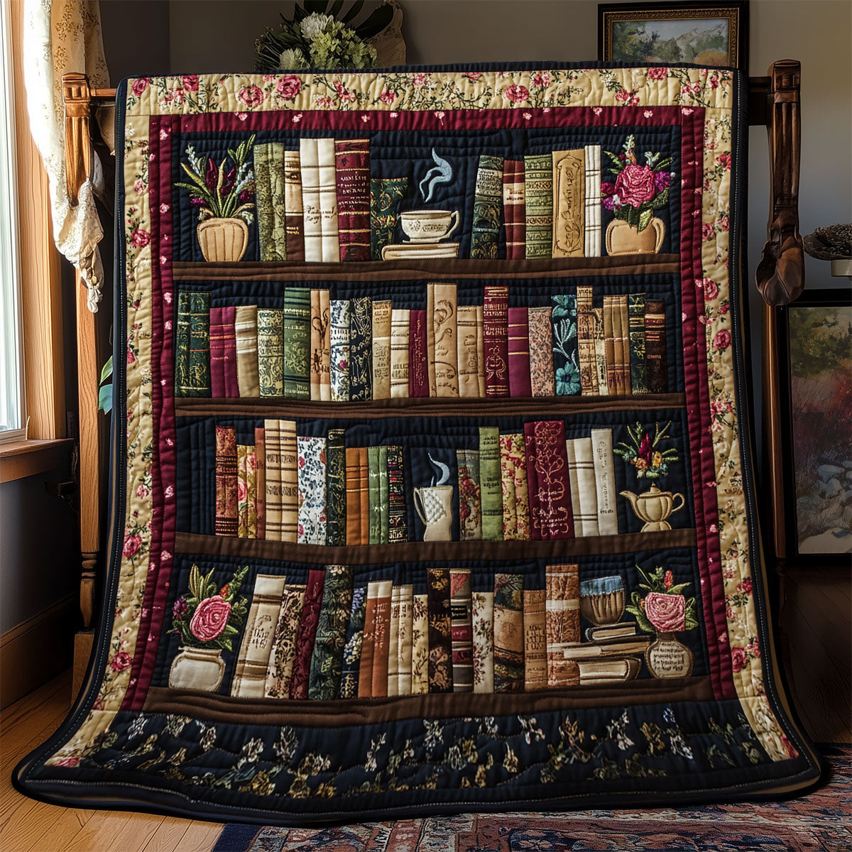 Vintage Reads YR0702044CL Quilt