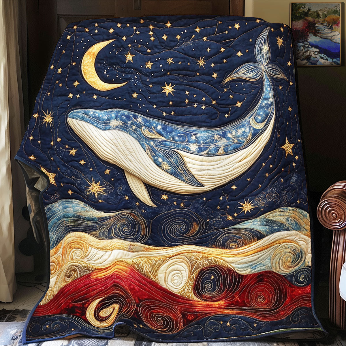 Whale Among the Stars YR2801005CL Quilt