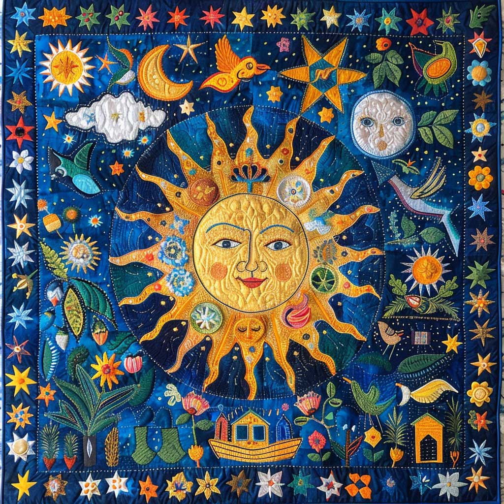 Whimsical Sun XR0507014CL Quilt