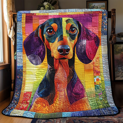 Whimsical Wiener YR0402011CL Quilt