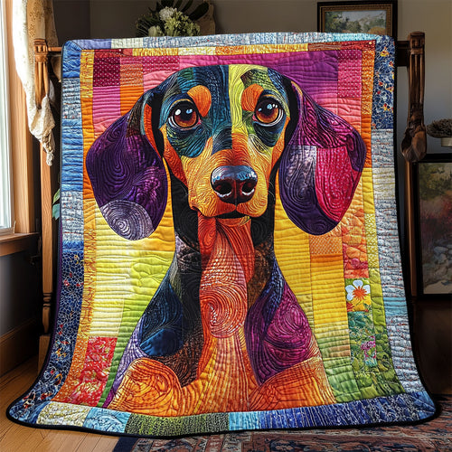Whimsical Wiener YR0402011CL Quilt