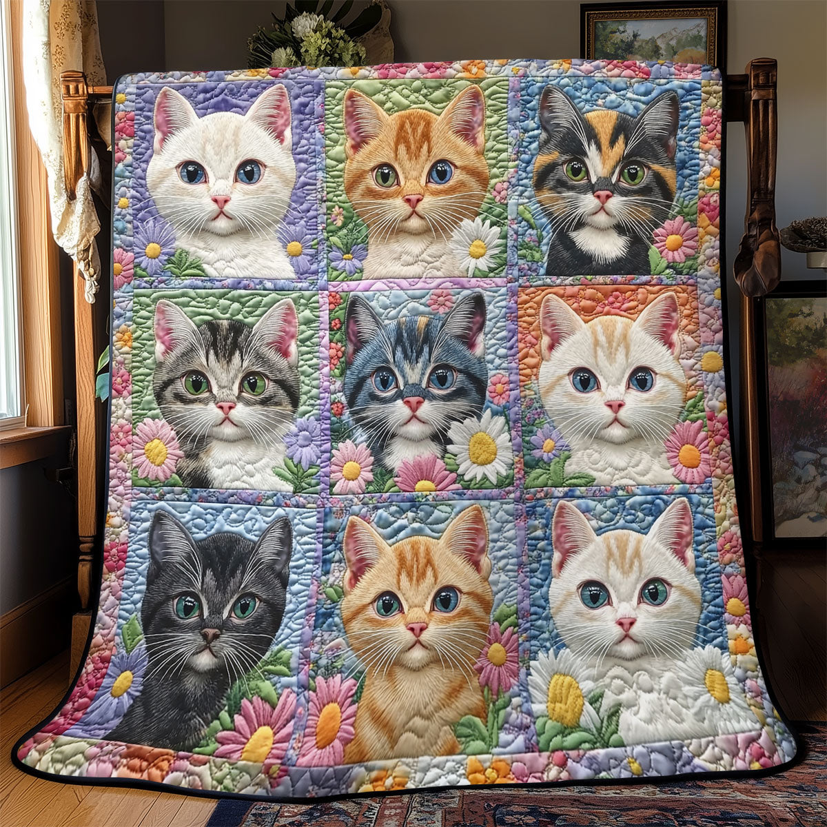 Whiskers Garden YR0502022CL Quilt