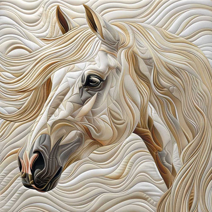 White Horse Lovers XR0807003CL Quilt