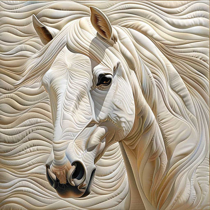 White Horse Lovers XR0807004CL Quilt