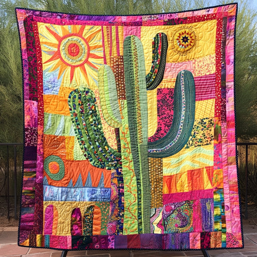 Wild Cactus WU2012024CL Quilt