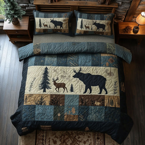 Wild Life Rustic Patchwork WU0603043CL Duvet Cover Set