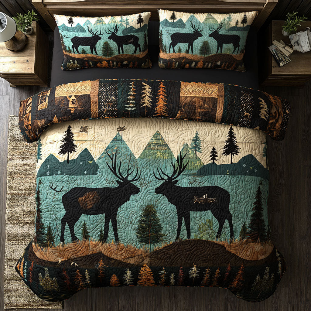 Wild Life Rustic Patchwork WU0603059CL Duvet Cover Set
