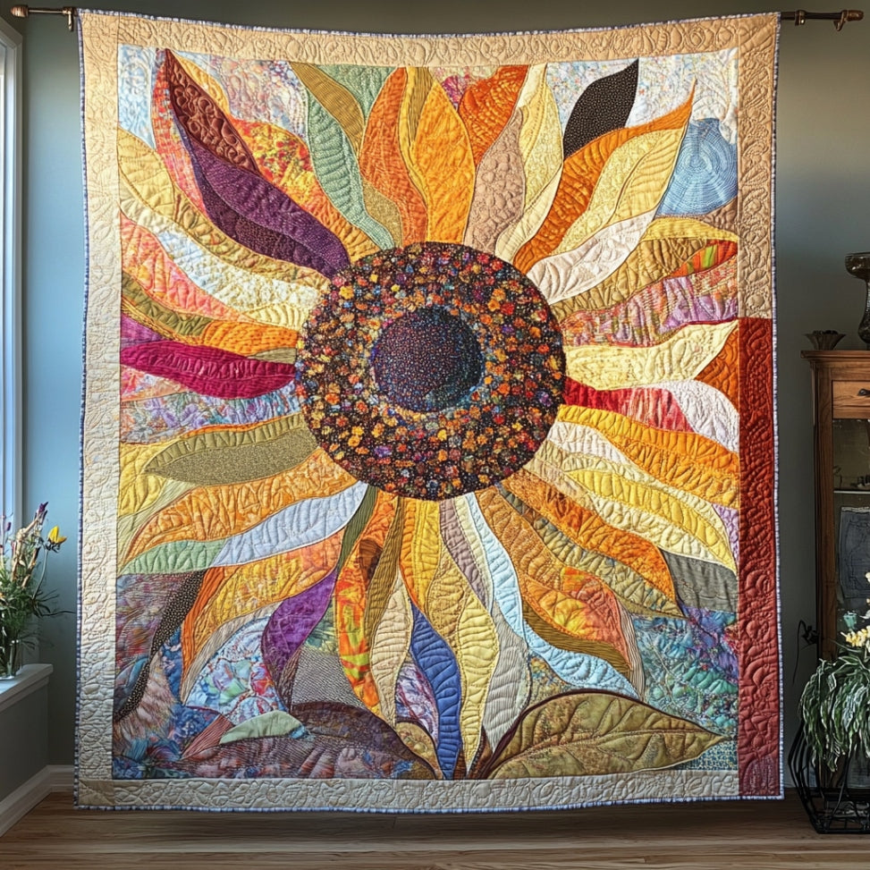 Wild Sunflower WU2612103CL Quilt