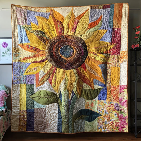 Wild Sunflower WU2612104CL Quilt