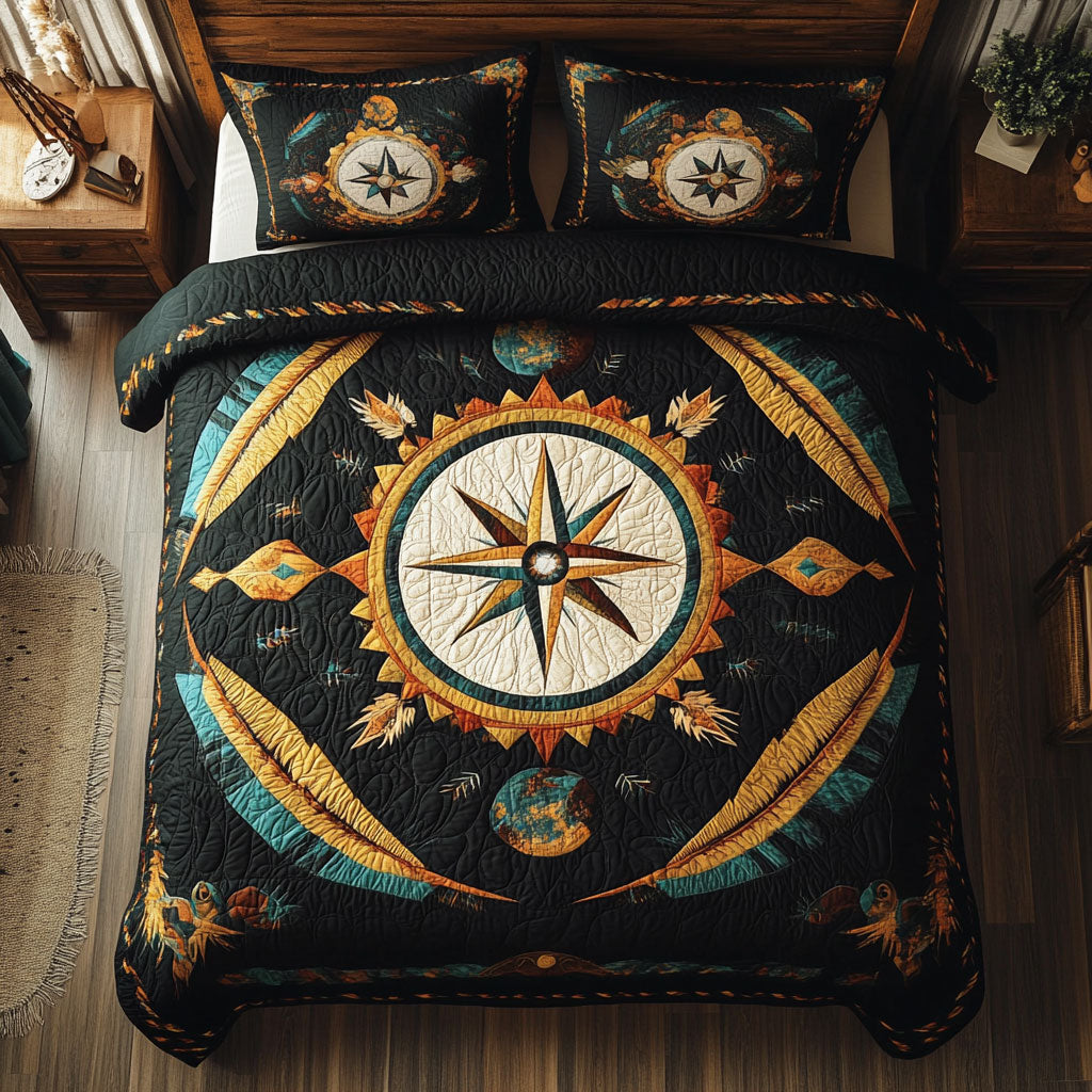Wilderness Compass YR0102005CL Duvet Cover Set