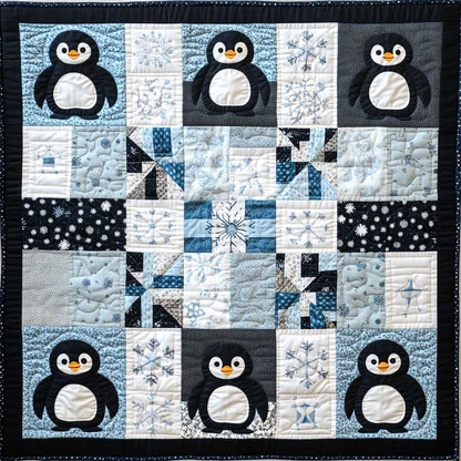 Winter Penguins XR0508014CL Quilt