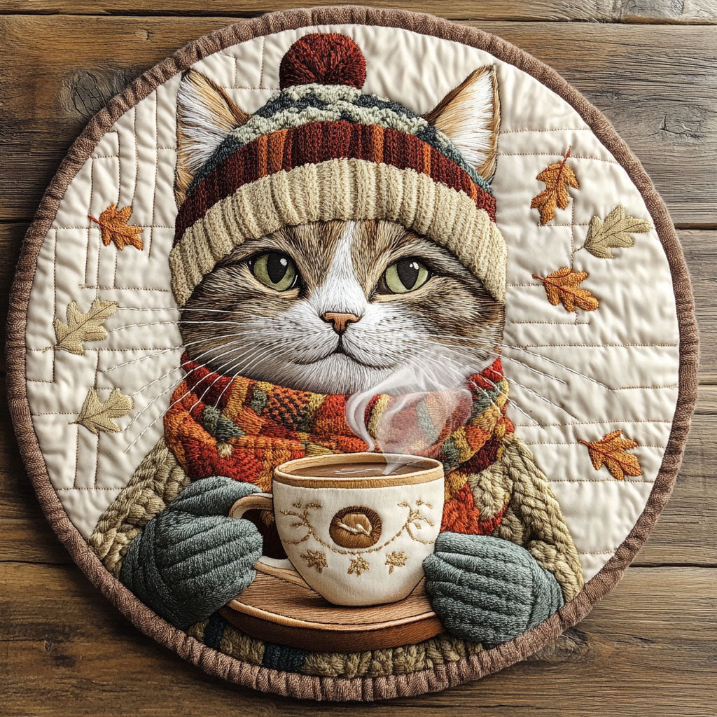 Winter Warming CP1206036CL Quilt Round Mat