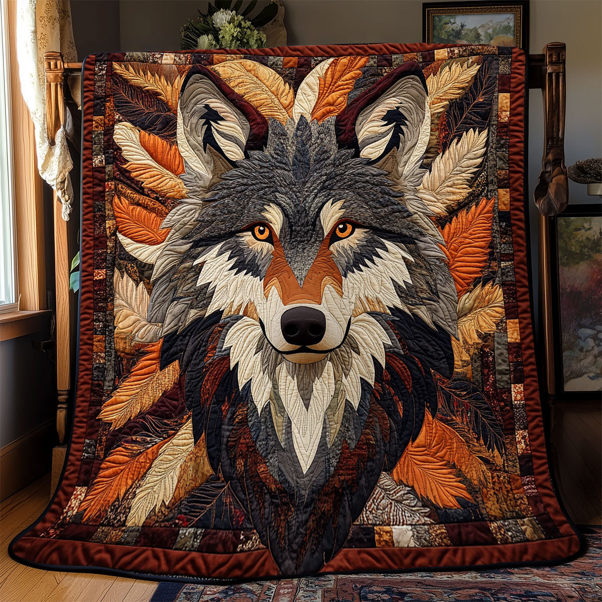 Wolf Feather YR0902034CL Quilt