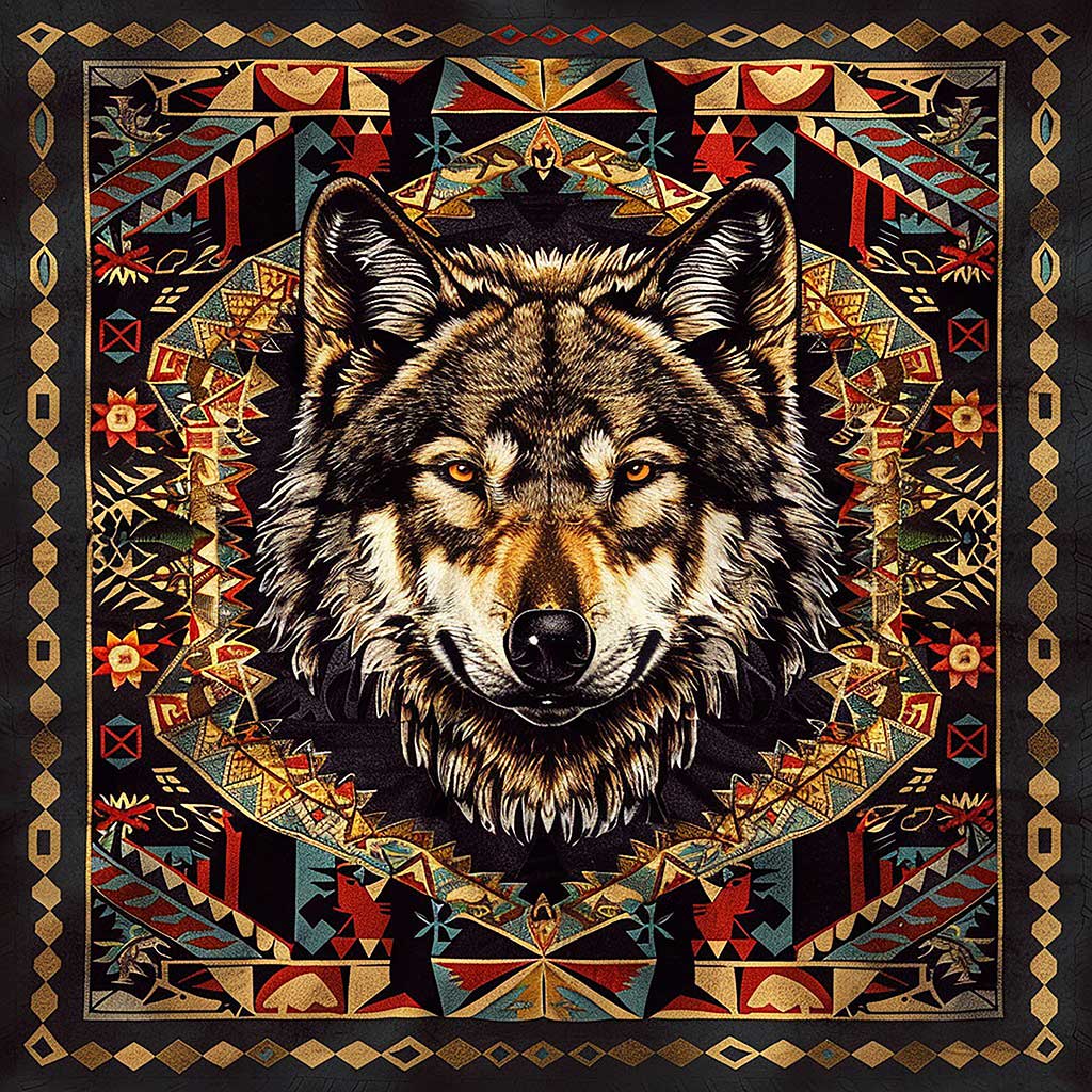 Wolf Native WM2907001CL Quilt