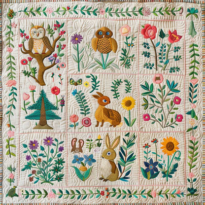 Woodland Animals XR0207018CL Quilt