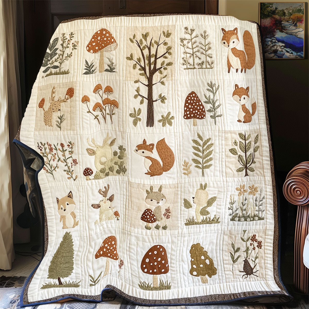 Woodland Whimsical YR2901002CL Quilt