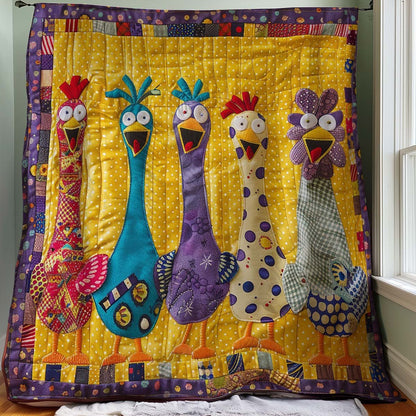 Funny Chickens WM2407002CL Quilt